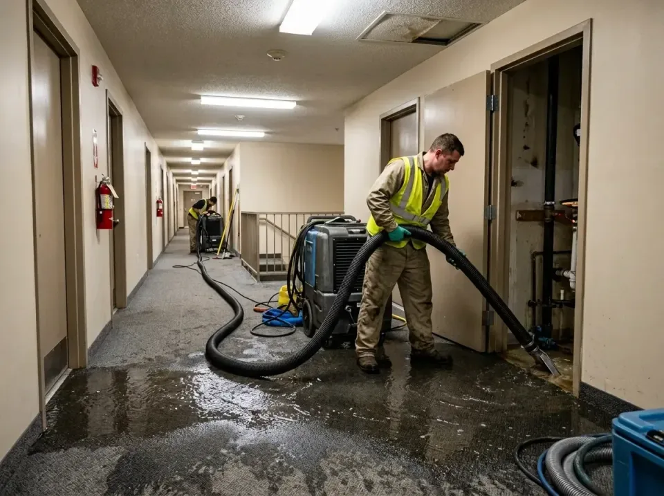 multi-unit-apartment-hallway-f-005 — frequently asked questions, Emergency Burst Pipe Water Extraction & Removal in Wisconsi…